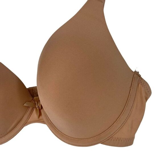 Nude Beige Underwire Bra Womens Size 36C Lightly Lined Secret Treasures Bra - Picture 3 of 9